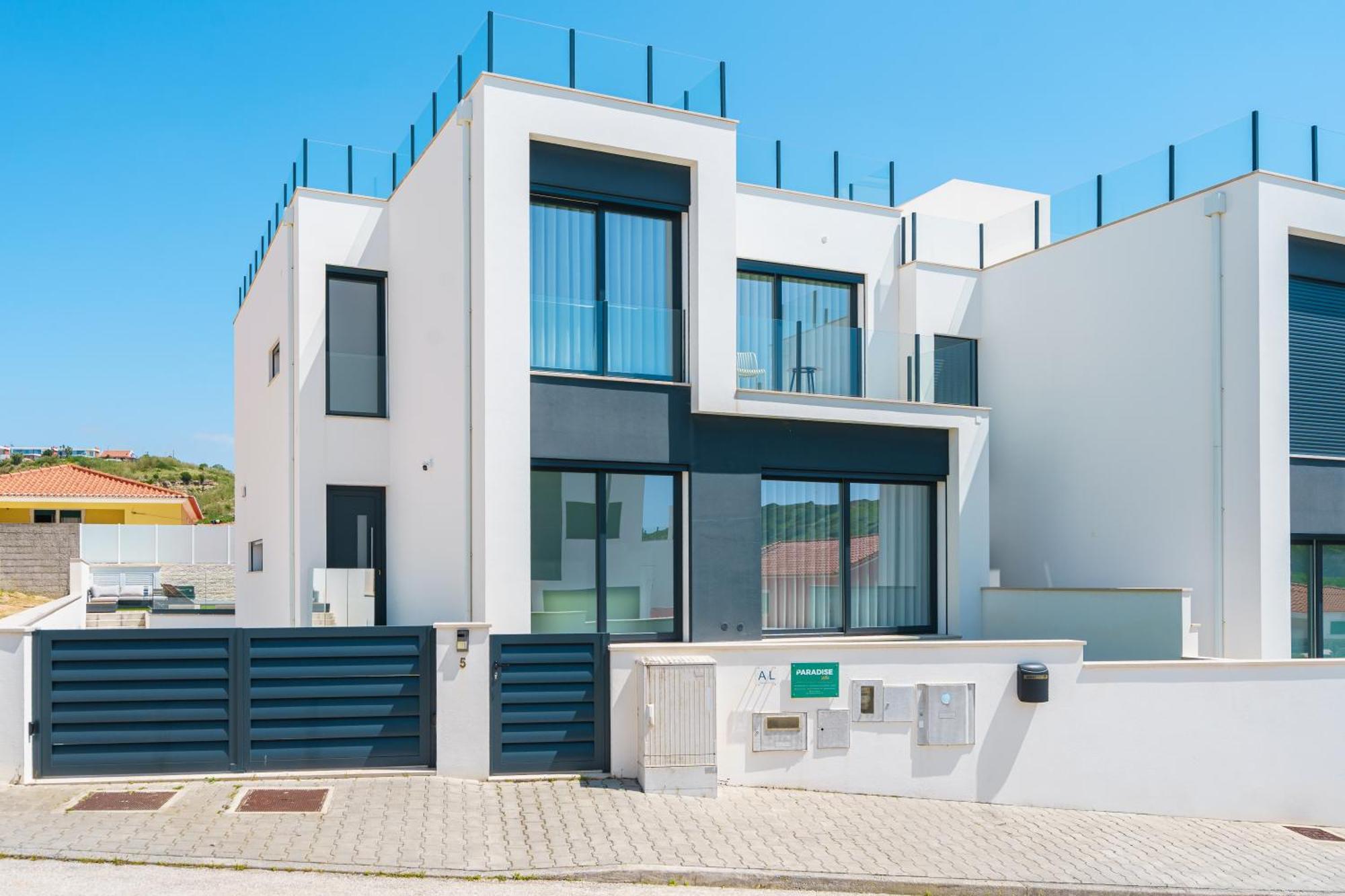 Paradise Villa, Luxury Villa Near The Beach Ribamar  外观 照片
